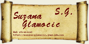 Suzana Glamočić vizit kartica